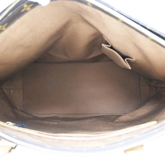 LOUIS VUITTON Cabas Mezzo Shoulder Bag Monogram Leather Brown M51151 18EF541 - Picture 4 of 16